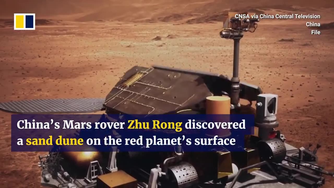 China’s Zhu Rong rover discovers evidence of an ancient sea on Mars