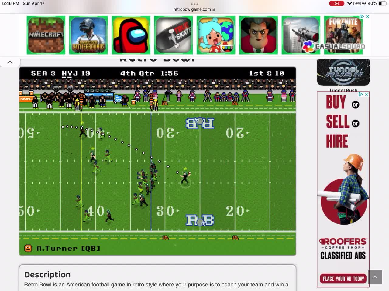 How Will Seattle Fare Without Russ? NYJ Retro Bowl Gameplay#6