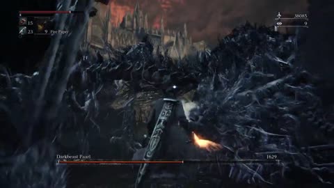 Bloodborne Darkbeast Paarl Boss Fight