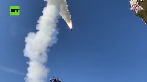 BREAKING - RUSSIA FIRES HYPERSONIC MISSILES IN MEDITERRANEAN DRILLS.