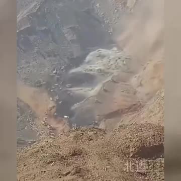 Horrific moment mine collapses in China's Inner Mongolia region.