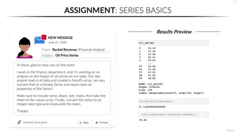 ASSIGNMENT Data Types & Type Conversion/Pandas Series video 3