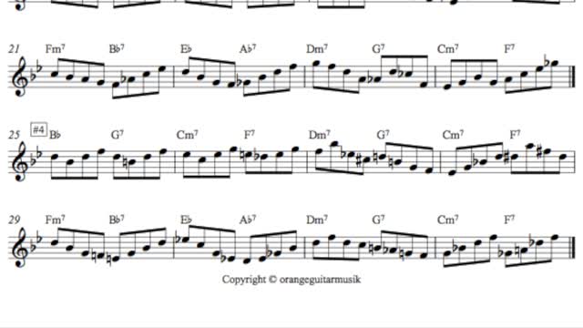 Rhythm Changes Etude 4