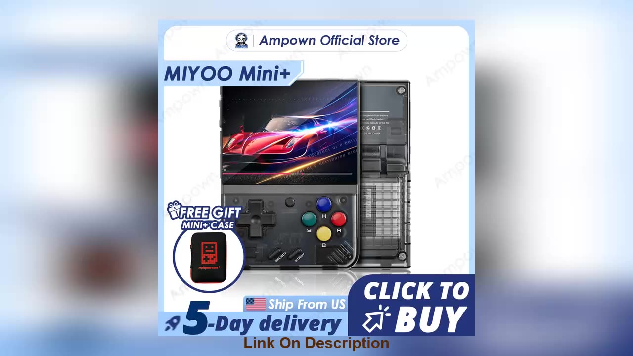 Review MIYOO Mini Plus Portable Retro Handheld Game