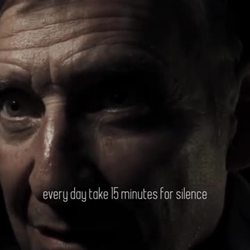 Everyday take 15mins for silence