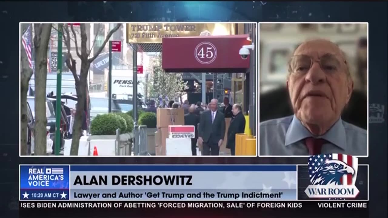 Alan Dershowitz on Bannon's Warroom about possible "Gag order".