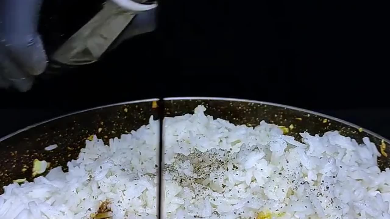 Veg fried rice ASMR