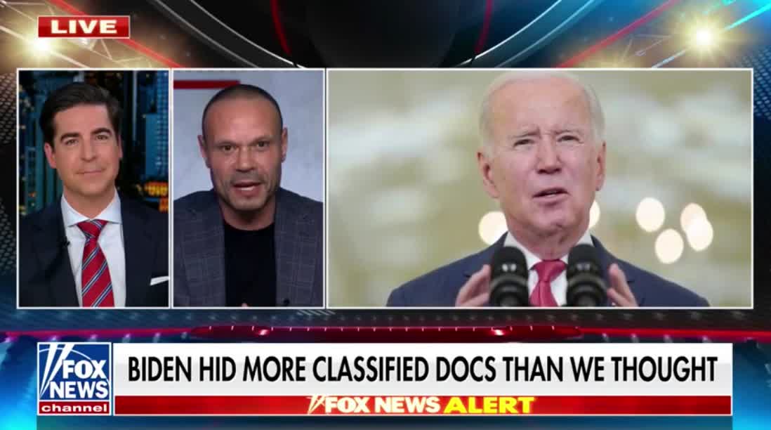 Dan Bongino weighs in after Biden's aides found a second batch of classified document