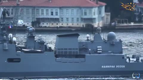 Russian Frigate Admiral Essen 490 returns from Mediterranean