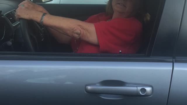 Woman Hits Parked Car In School Parking Lot