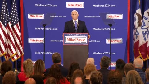 PENCE ... Wants to be President
