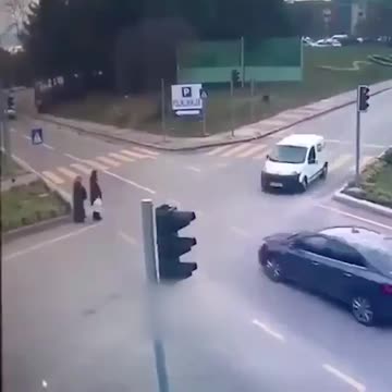 Can't be fun getting slapped by a car