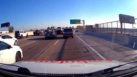 Drives Cuts off Ambulance and Flips Them off for Honking at Him