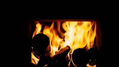 Relaxing Fireplace Crackling Sounds