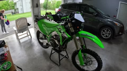 2024 Kawasaki Skid Plate & Enduro light kit Install