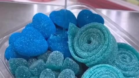 Make your own blue candy