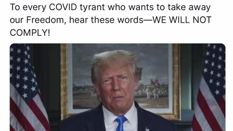 Trump: We will not comply!