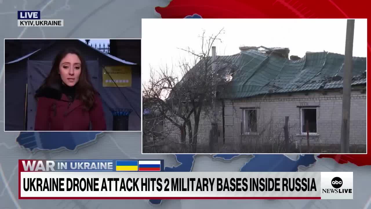 Ukraine strikes deeper into Russian territory than ever before l ABCNL