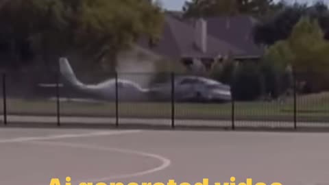 Dumbass crashes into plane