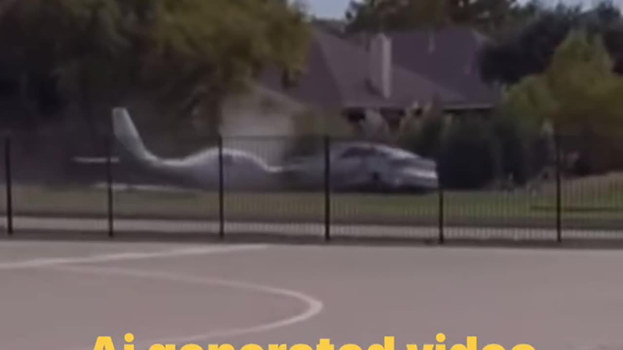 Dumbass crashes into plane