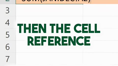 02. Sum across multiple sheets with Excel