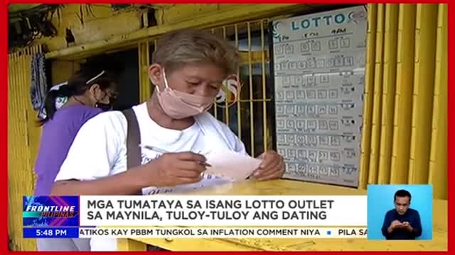 Pila sa Lotto outlet saMaynila, mahaba kahit kabubukas lang