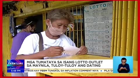 Pila sa Lotto outlet saMaynila, mahaba kahit kabubukas lang