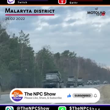 Russian Troops From Brest Belarus Moving Into Ukraine (Day 2) - February 25th 2022 (2x Speed)