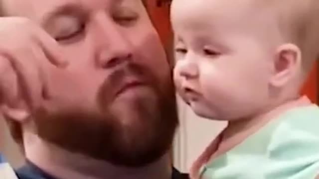 Funny Baby Eating