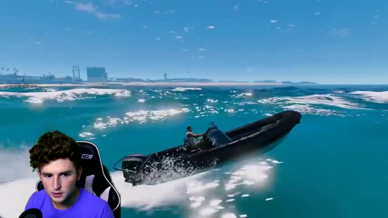 SCARY MEGALODON Eats Me In GTA 5.. (GTA 5 Mods)