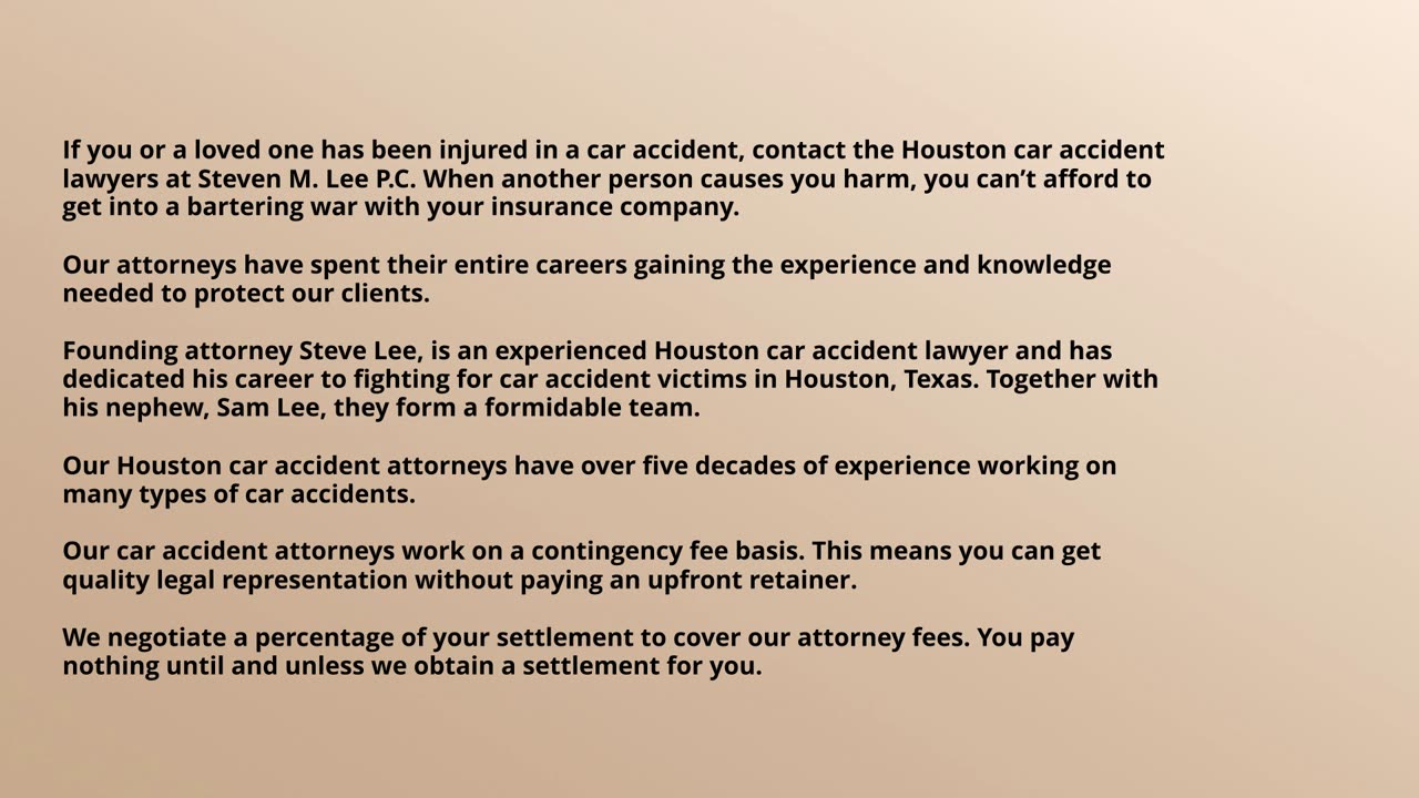 Steve Lee - Accident & Injury Attorneys