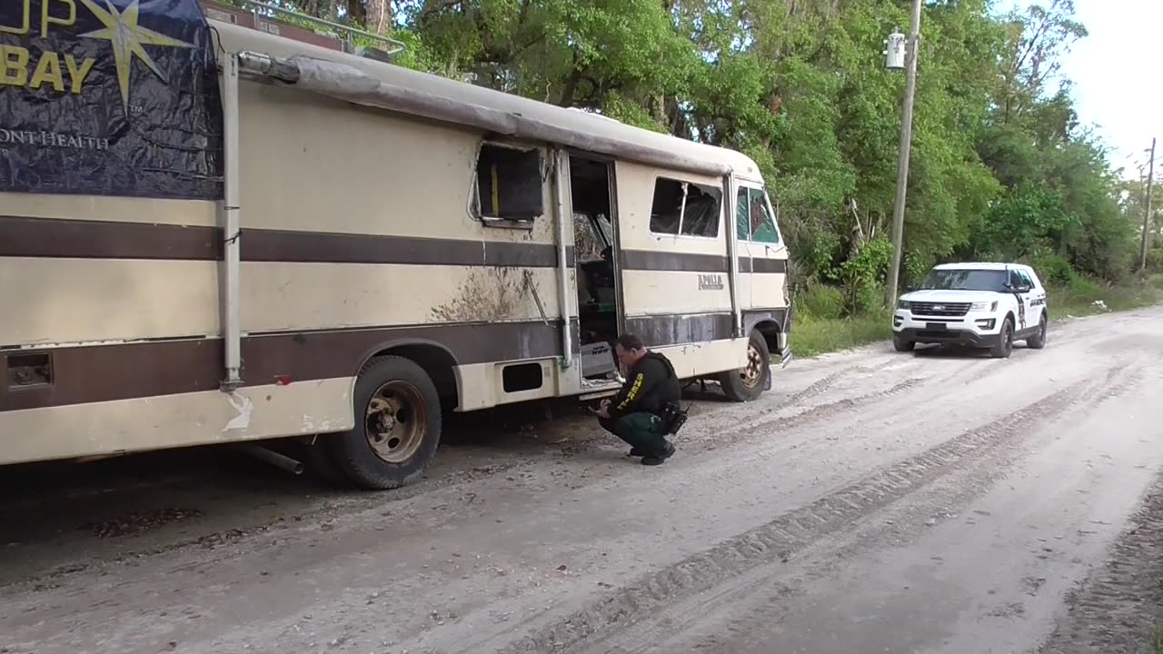 Sheriffs investigate RV with tire issues in January & again in March just 1 block away Zephyrhills