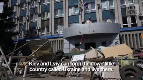 2014 Donetsk - situation at occupied government building