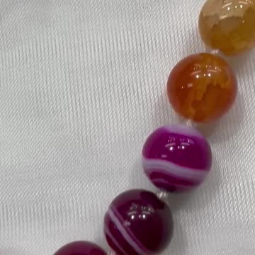 Handmade + Knotting Unique 18” Necklace with 925 Silver, Agate. One of a Kind.