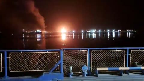 Russian Air Strike on a Customs Holding Area Near a Romanian Border Crossing