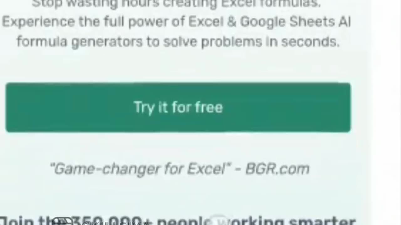 Excel Formula Generator