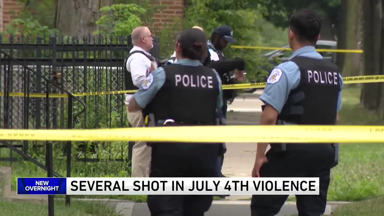 Multiple people shot across Chicago on July 4th