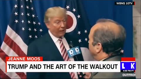 Donald Trump Ignores CNN Reporter Walked Away