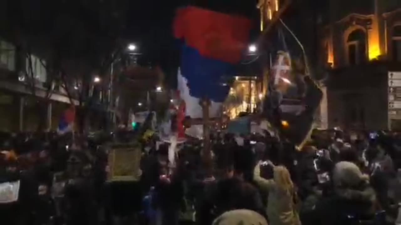 Rally in support of Russia in Serbia