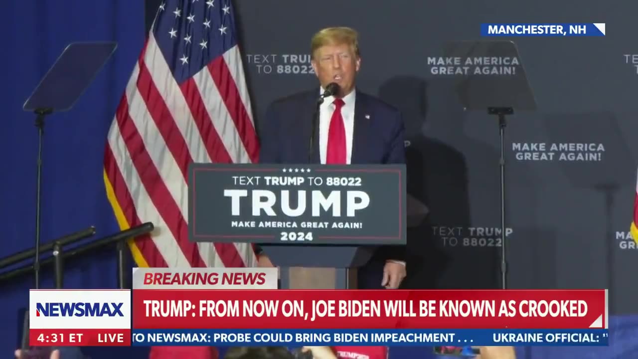 Trump kidding with Joe Biden