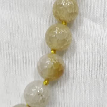 Handmade + Knotting Unique 19” Statement Necklace with 925 Silver. One of a Kind