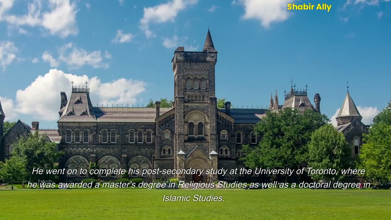 Shabir Ally is a Canadian Famous Islamic Scholar, preacher and apologist.