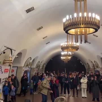 Ukraine doesn't have any of their own New Year songs in their language.