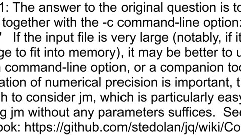 How to use jq to output JSONL one independent JSON object per line