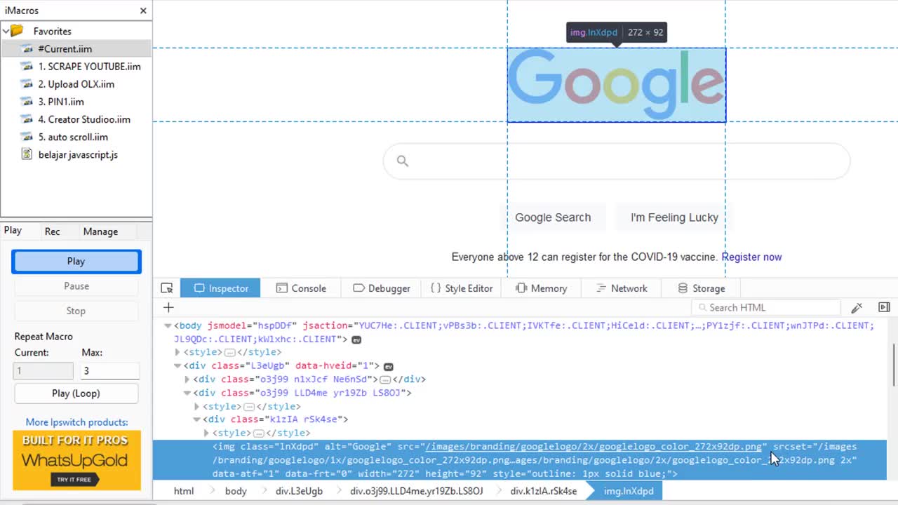 Easy Way to Learn Advanced Level Imacros : Xpath Selector