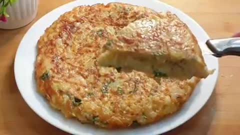 Spanish Omelette Recipe,Easy breakfast recipe