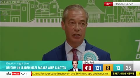 Nigel Farage says he's 'coming for Labour' after becoming MP for first time