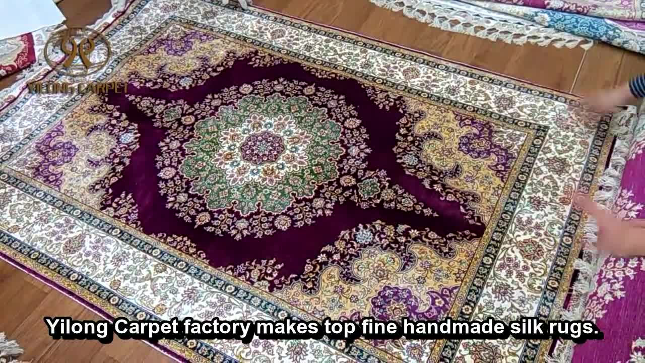 Turkish Rug Packing--How to Pack Turkish Silk Carpets & Rugs in Yilong Carpet Factory