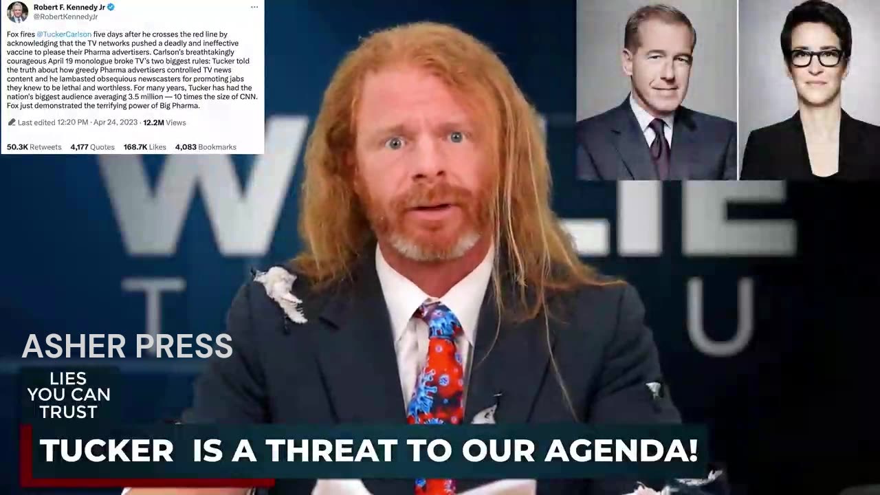 JP Sears: One Reason Why FOX Fired Tucker Carlson? Robert F. Kennedy Jr.