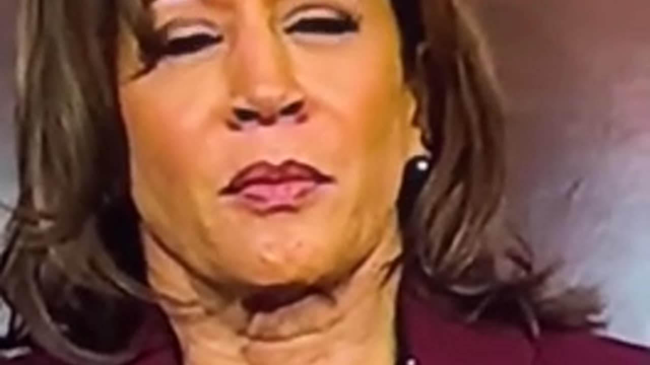 Kamala Harris or another person wearing a mask?